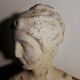 20th century plaster woman bust