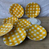 Vintage checkered plates