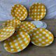 Vintage checkered plates