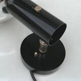 Adjustable black and chrome wall light from Raak, vintage 1960.