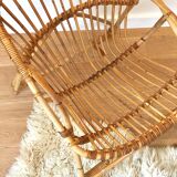 Rattan armchair