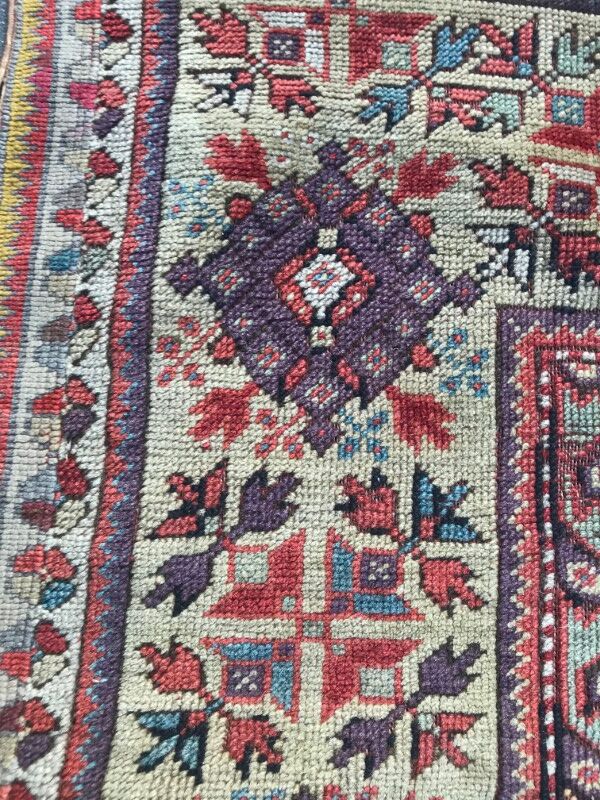 Former 18th century Turkish carpet 150 X 100 CM hand made