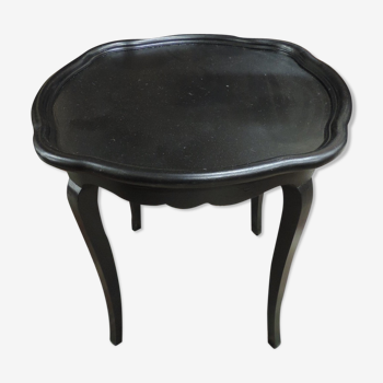 Black restyled side table