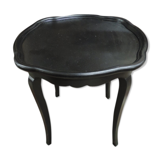 Black restyled side table