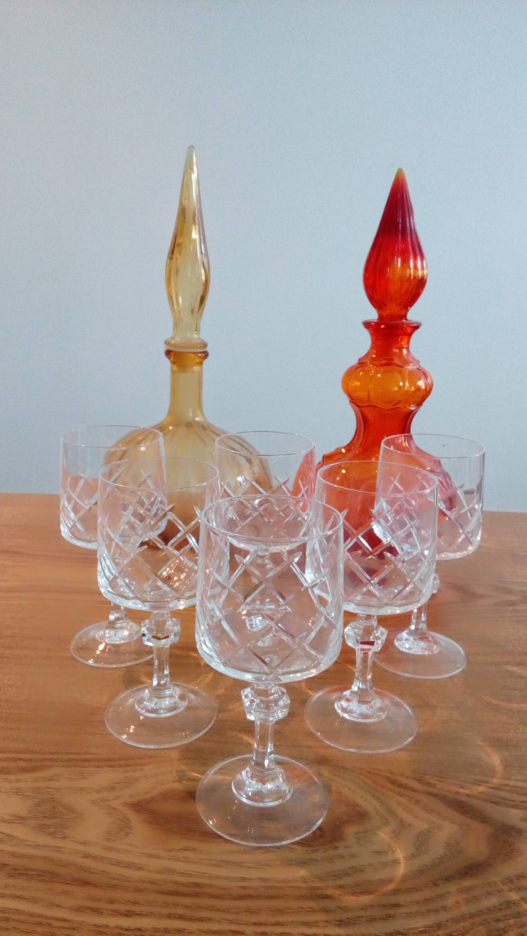 Lorraine crystal glasses