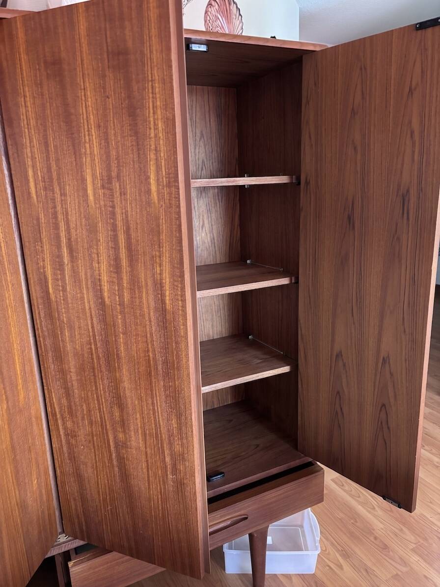 Armoire scandinave vintage teck - Années 1970