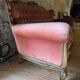 Salon style Napoléon III velours rose
