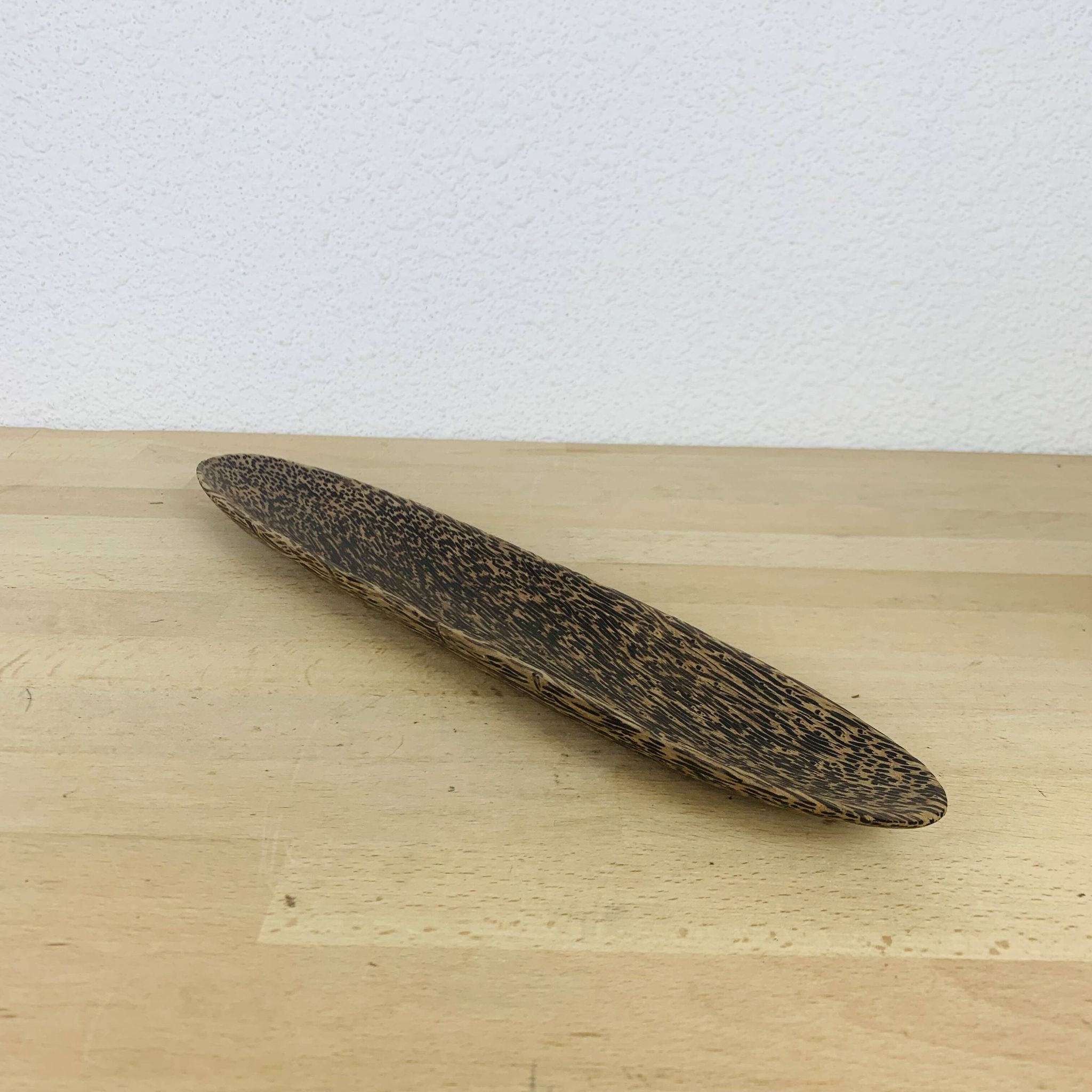 Vide poche bois de palmier vintage