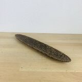 Vintage palm wood pocket tray