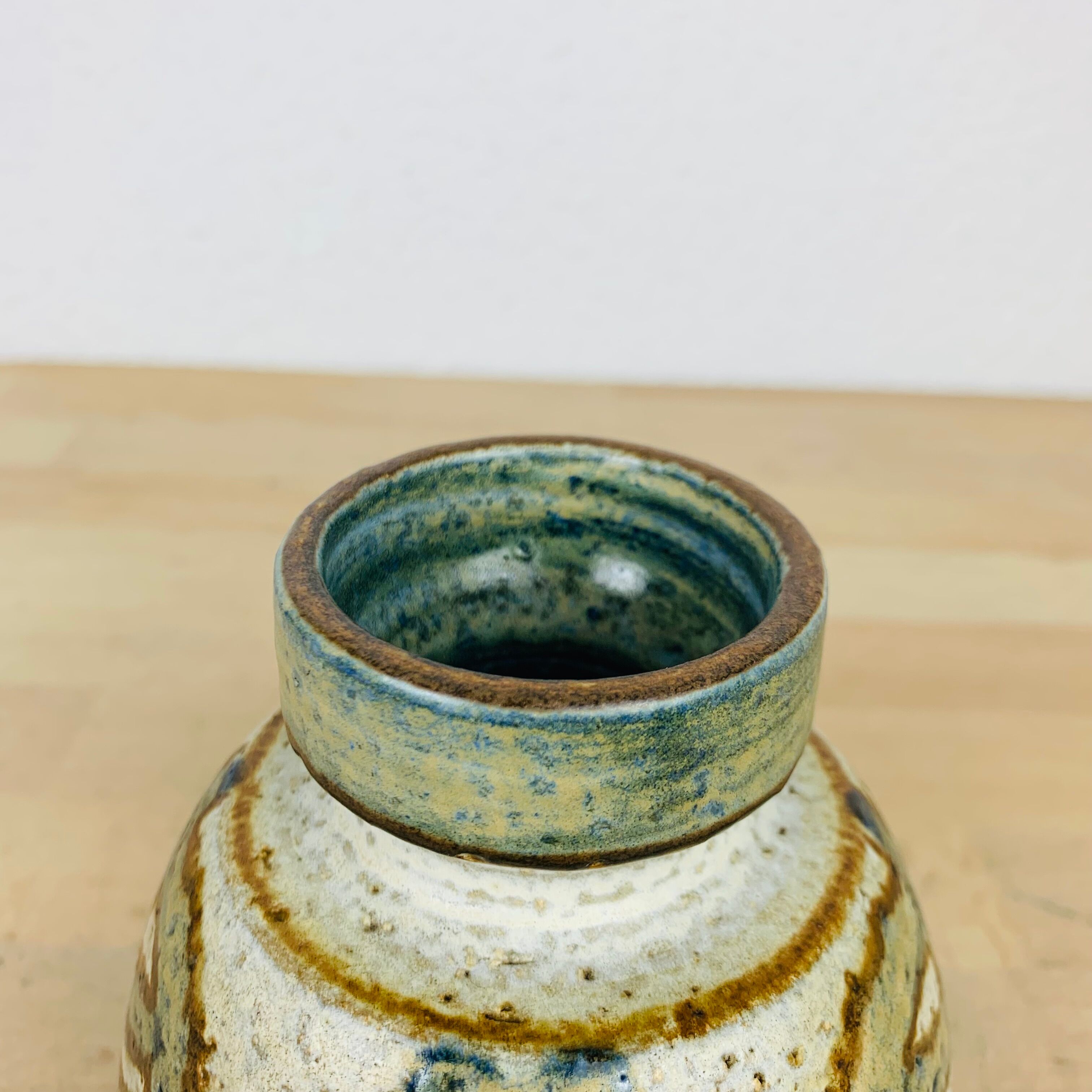 Soholm Bornholm ceramic vase Stentoj Denmark Erica, Scandinavian