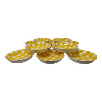 12 assiettes Creuses digoin Sarreguemines