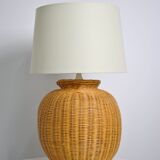 Rattan lamp 1980