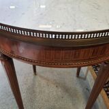 Bouillotte table in marquetry