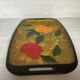 Plateau fleurs multicolores