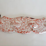 Enamel tea towel holder