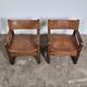 Ensemble de 2 fauteuils brutalistes de Biosca, Espagne, années 1950