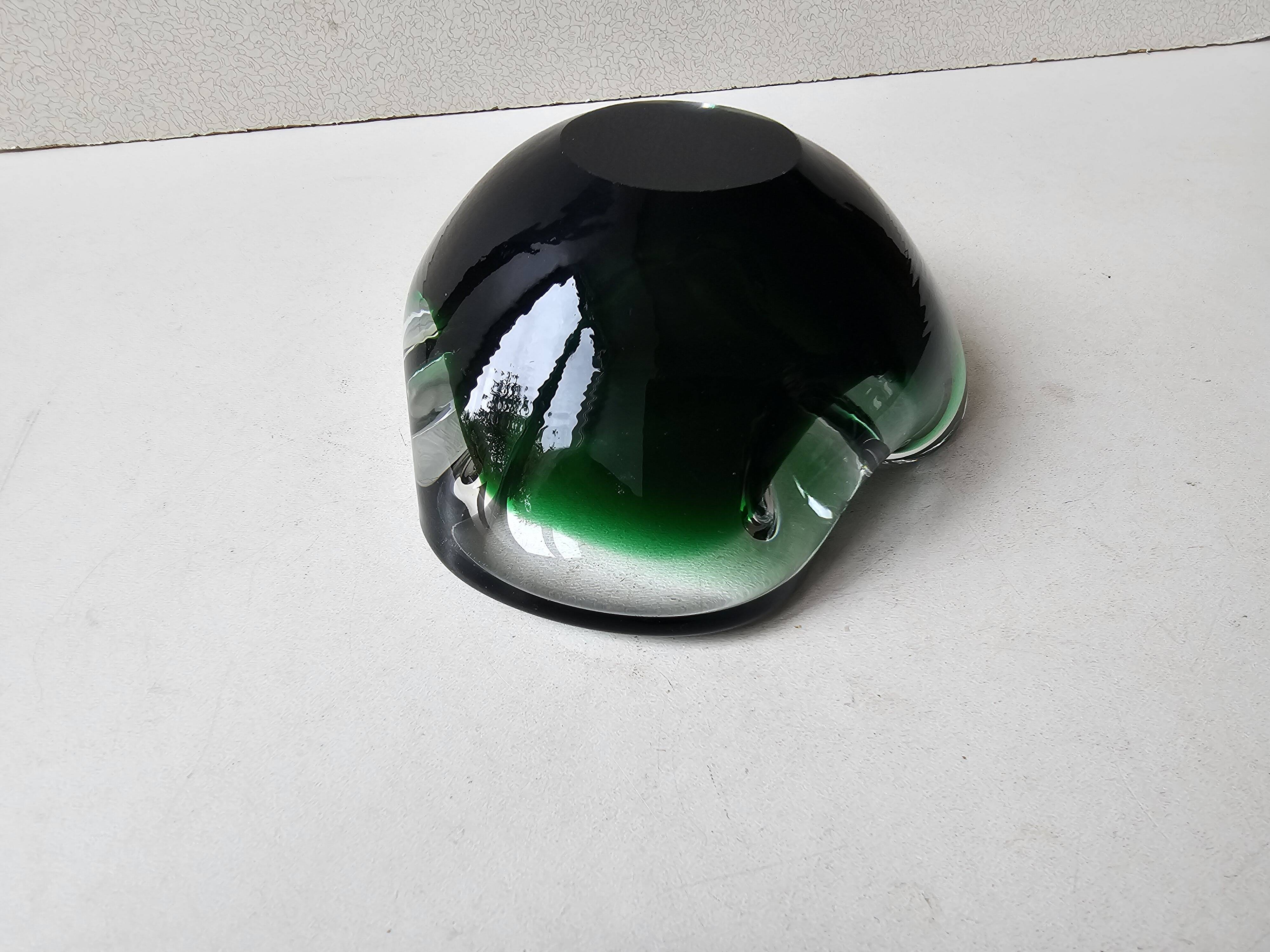 Murano Glass Ashtray Designed by Flavio Poli - 1960s