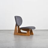 Teiza Isu fireside chair by Sakakura & Cho, Tendo Mokko circa 1970