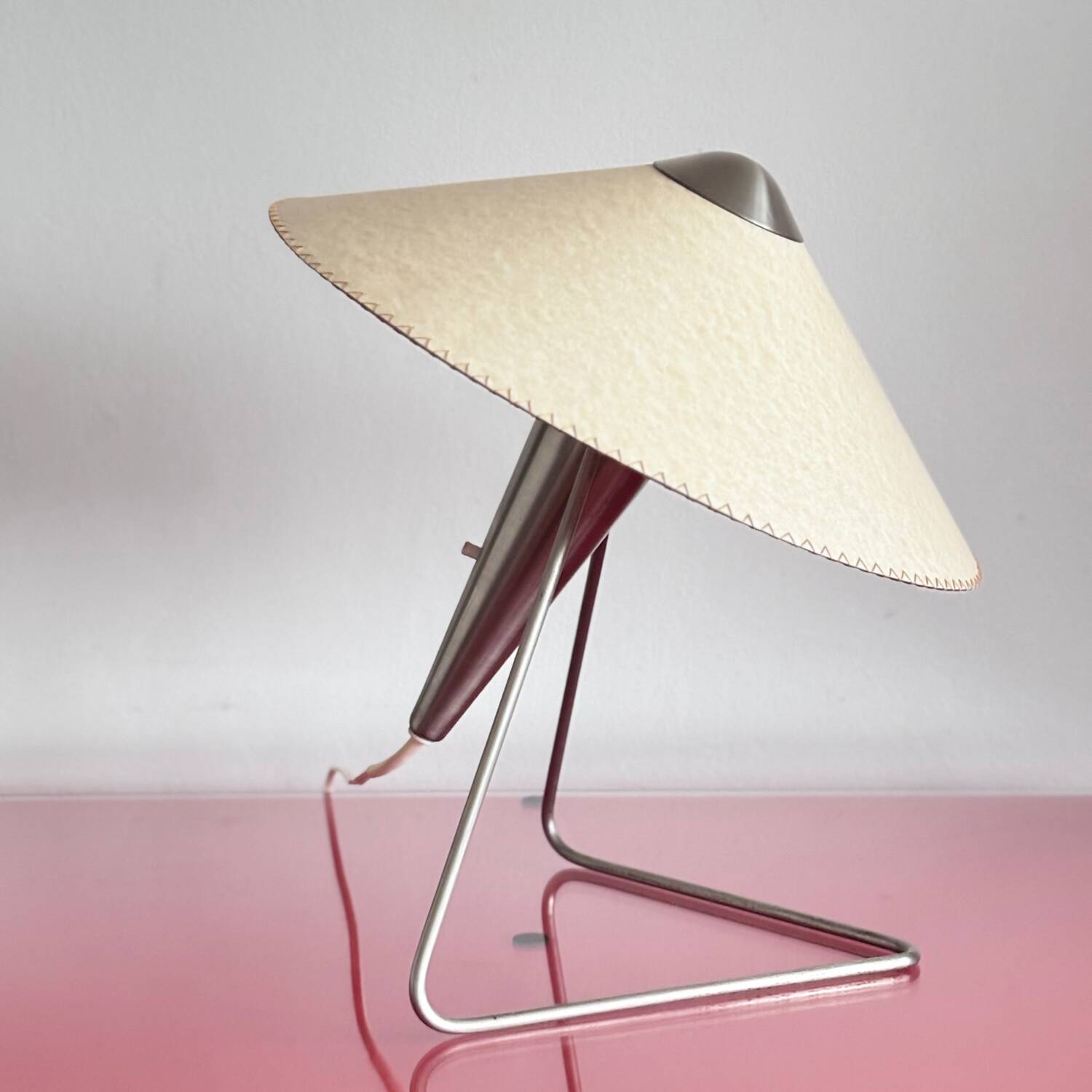 Table lamp 'Chinese' with papyrus share by Helena Frantova for Okolo,