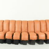 De Sede DS-600 'Non Stop' Sofa DS-600 by Eleonore Peduzzi Riva for de Sede with 9 elements, Switzerl