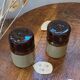 Glazed stoneware salt and pepper shakers, 1970s
