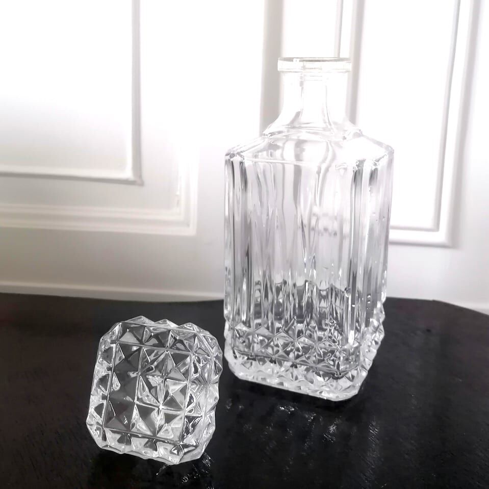 Vintage diamond decanter