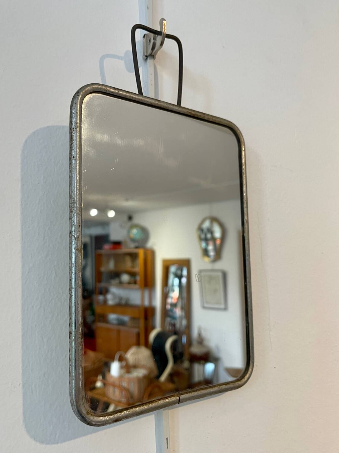 Old barber mirror