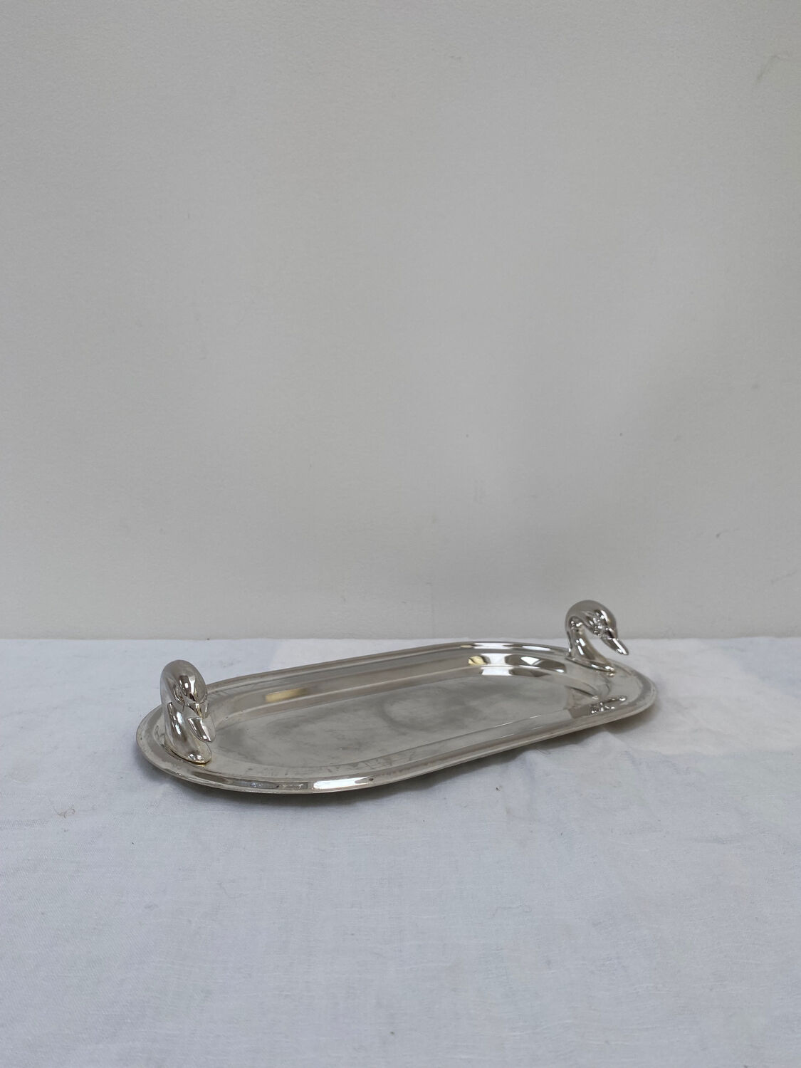 Silver metal dish