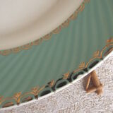 6 assiettes plates oiseaux