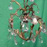 Louis XV style gilt bronze chandelier C.1900 France