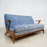 Danish vintage design Z shape sofa Kurt Østervig ‘floating armrests’