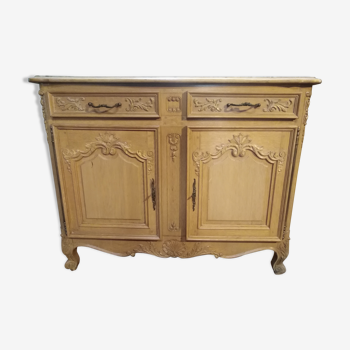 Curved buffet, sculpted Provençal style