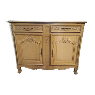 Curved buffet, sculpted Provençal style