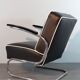 Pair of Bauhaus armchairs by Slezàk, K29 model, Gispen-Thonet 1932 design