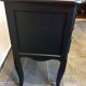 Stamped black Louis XV chest of drawers