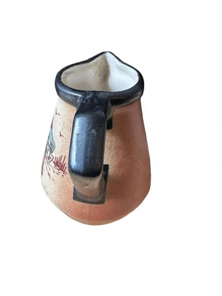 Basque stoneware milk jug from Ciboure