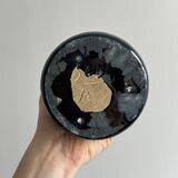 Pitcher in handcrafted enameled ceramic