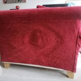 The Conran Shop Red Velvet Armchair