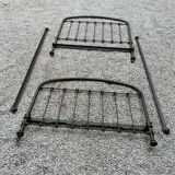 Cast iron and wrought iron bed 1950