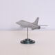 Maquette avion en aluminium, années 1950