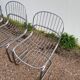 Set of 6 chrome metal design chairs from the 1970s.