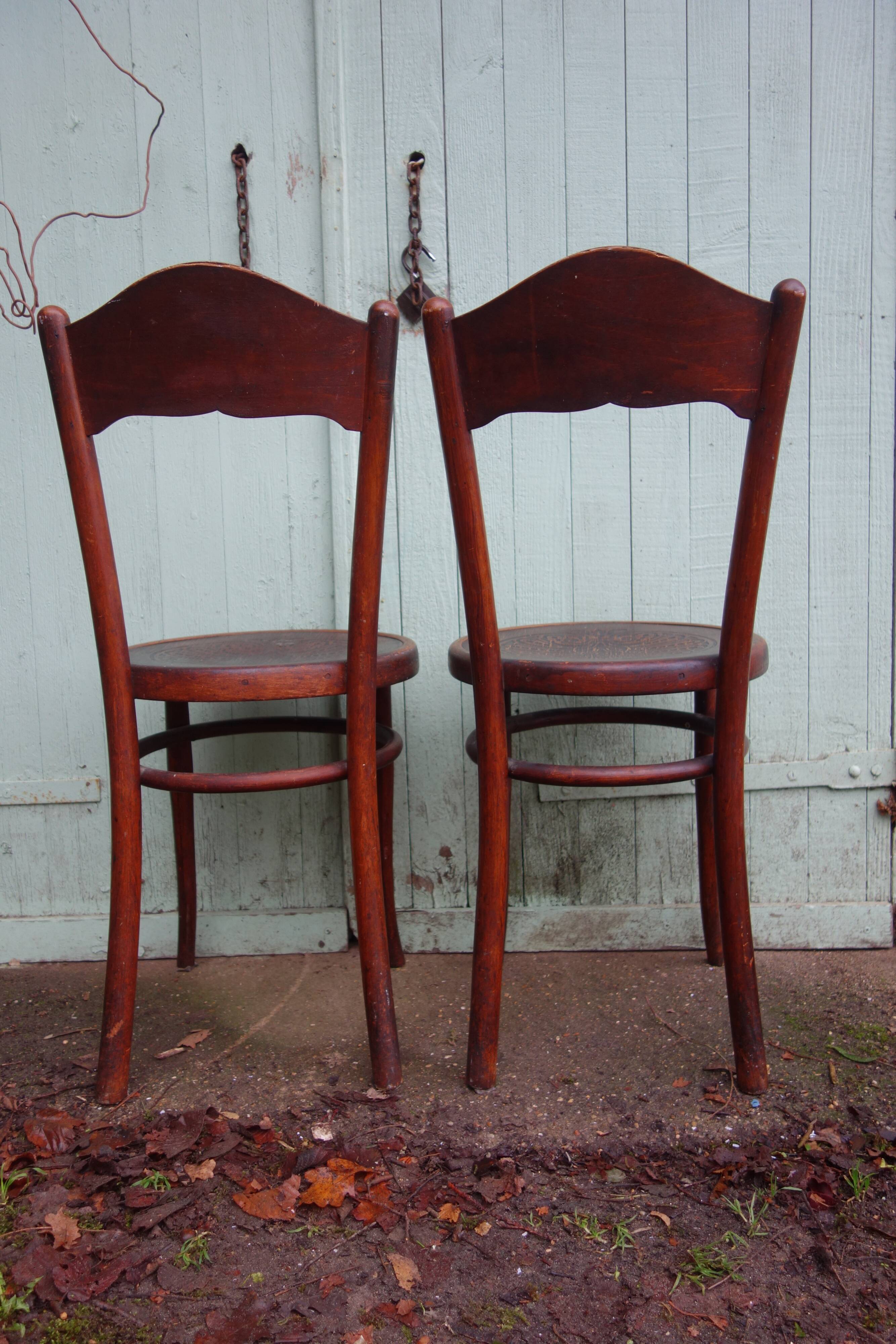 Pair of Kohn bistro chair