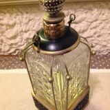 60s vintage cut glass decanter