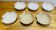Shell-shaped plates. Scallop shell. Ceramic.