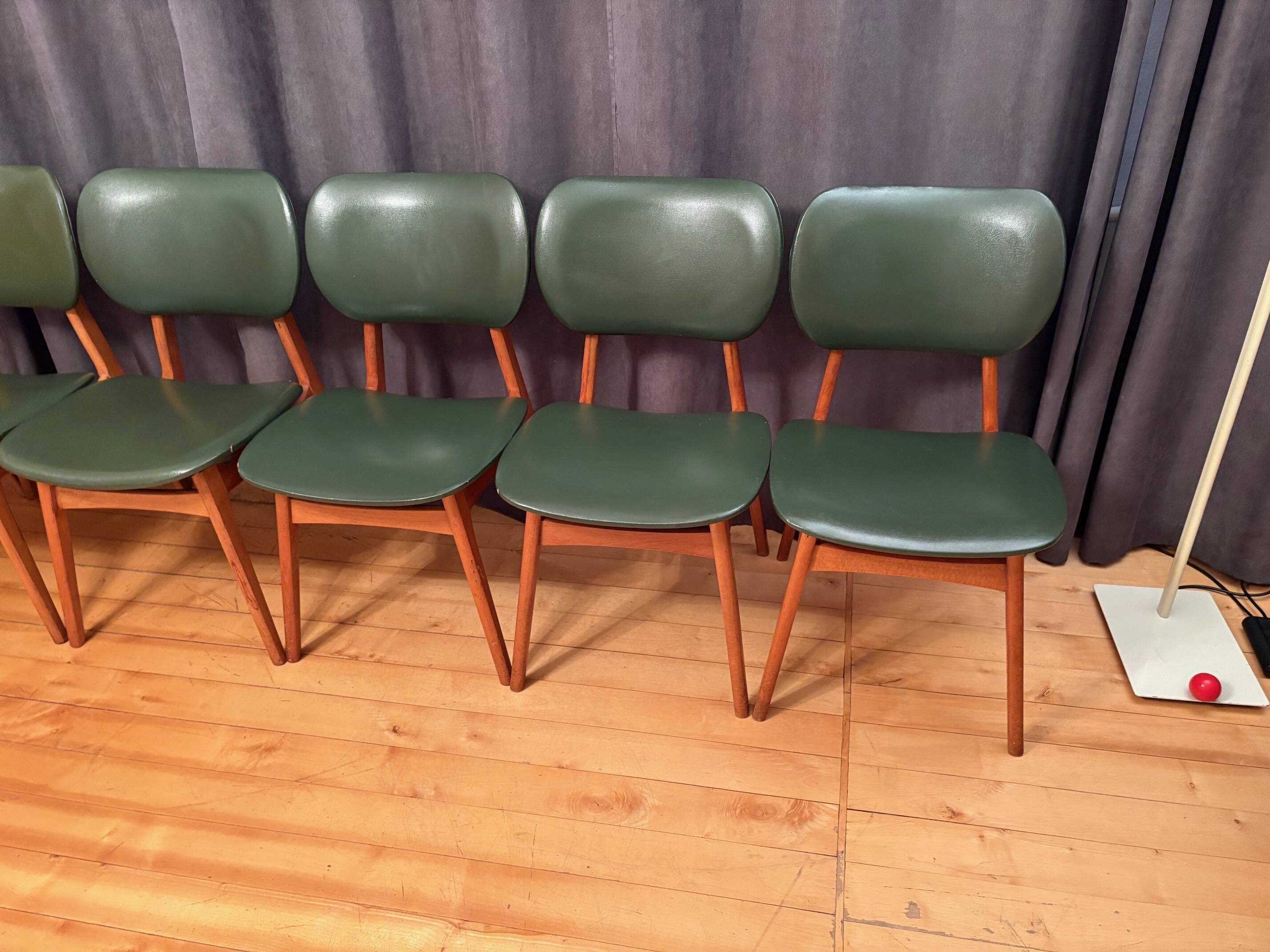 Set of six chairs, 1960s