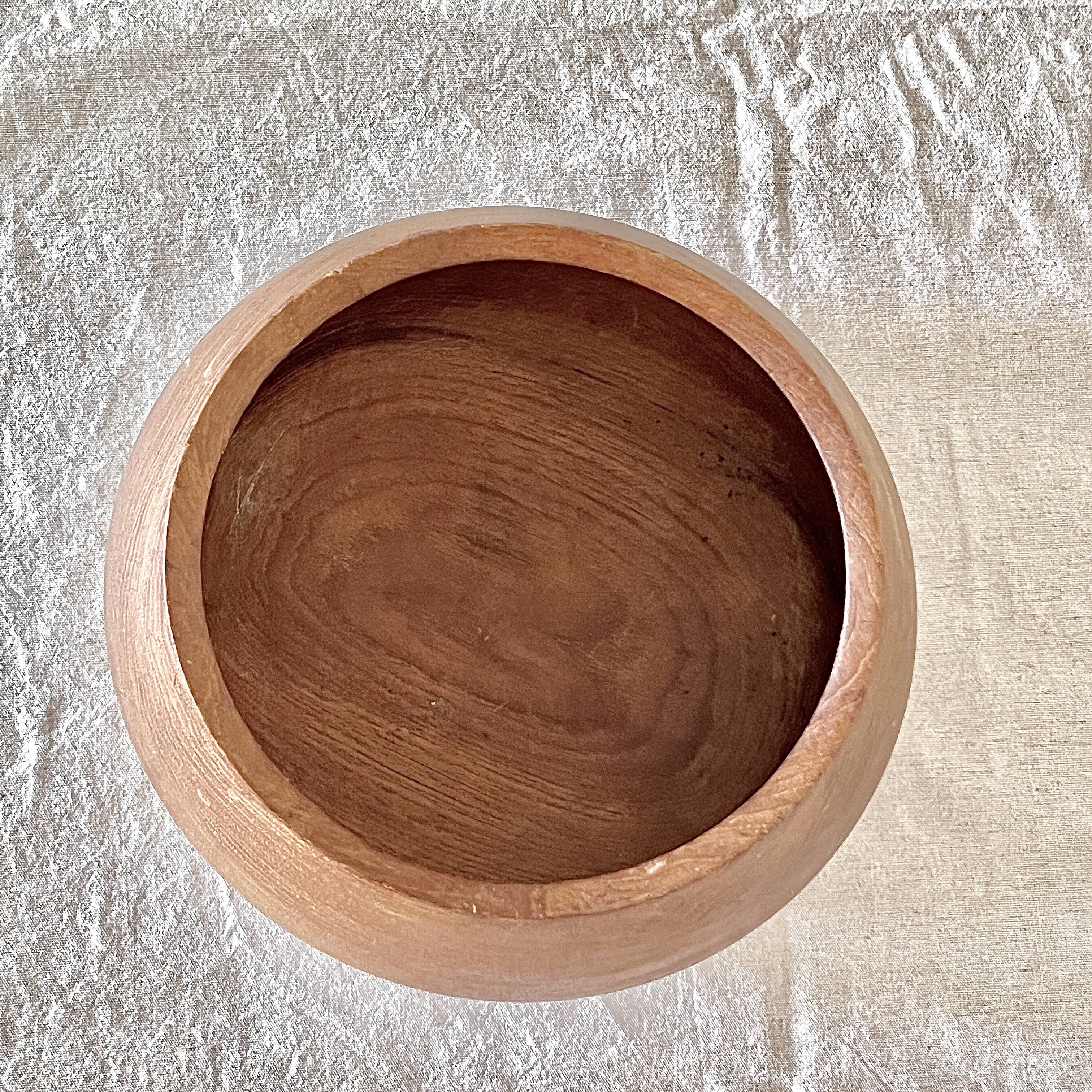 Teak wood bowl,denmark teak wood, scandinavian / japandi