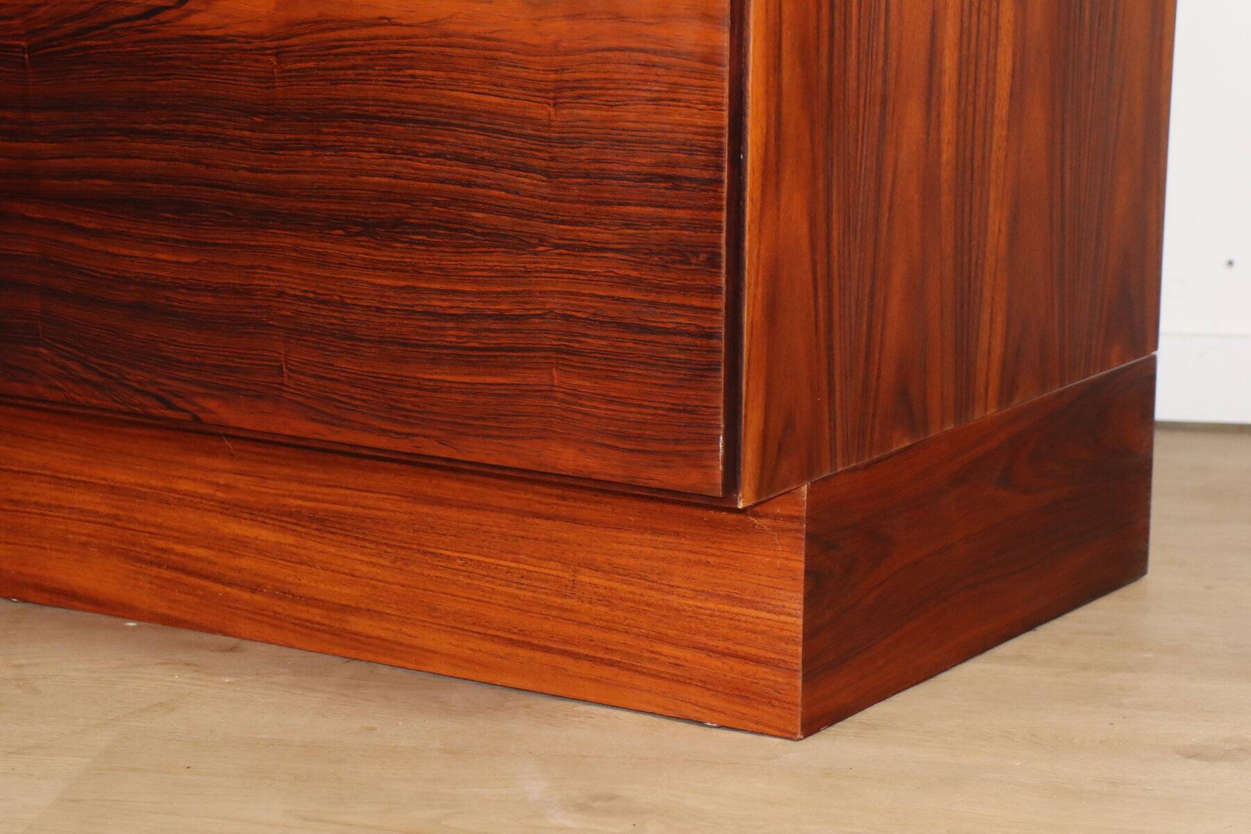 Low Scandinavian sideboard in rosewood – Ib Kofod Larsen – Denmark 1960