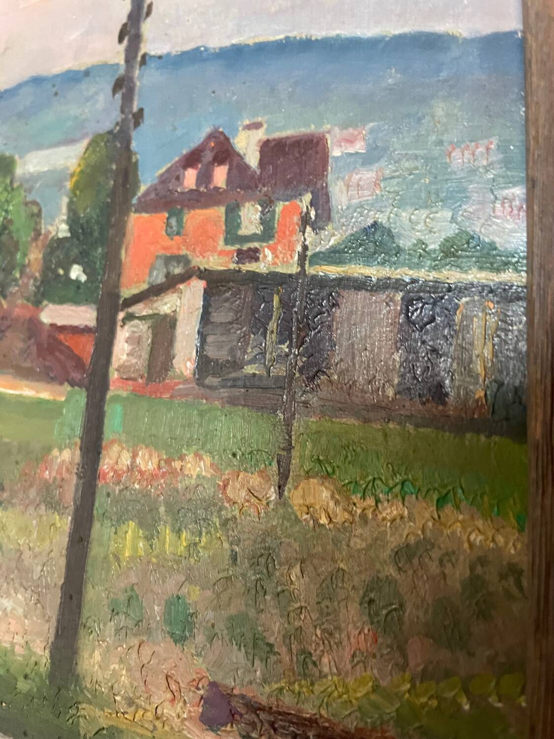 Swiss landscape painting 1951