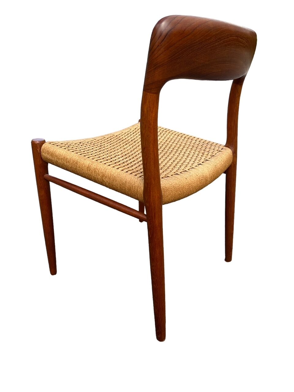 6 Niels Otto Moller chairs model 75