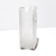 1970s modernist crystal vase, noritake, japan